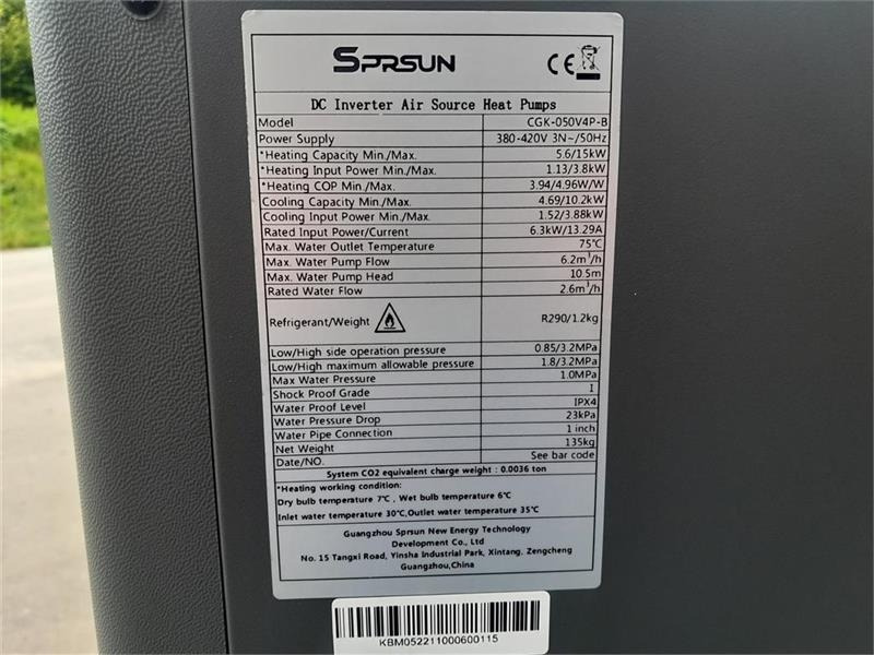 Industrial HVAC equipment - - - SPRSUN 15KW R290: picture 6
