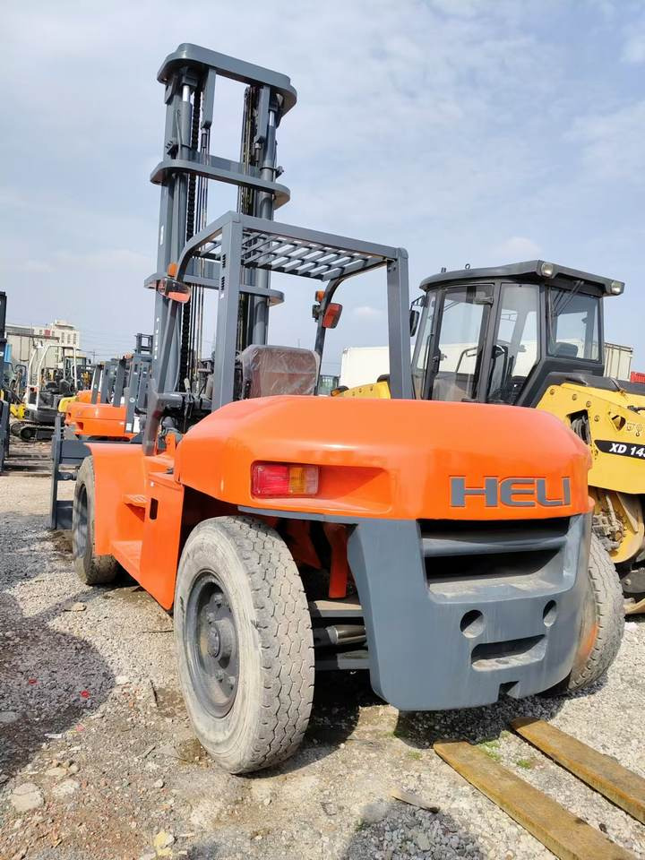 6-Meter Lift Height Mast Forklift Used Heli 10-Ton Forklift Truck Cpcd100 - Forklift: picture 3 6-Meter Lift Height Mast Forklift Used Heli 10-Ton Forklift Truck Cpcd100 - Forklift: picture 3
