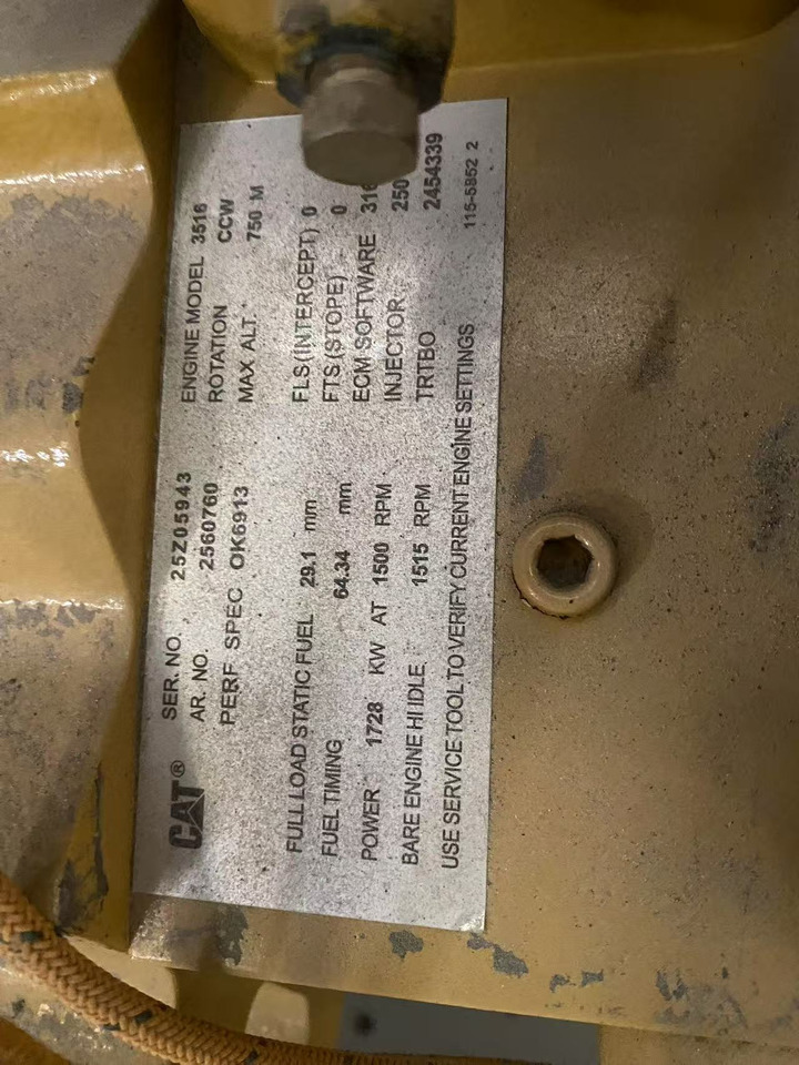 Generator set CATPILLAR 3516C: picture 11