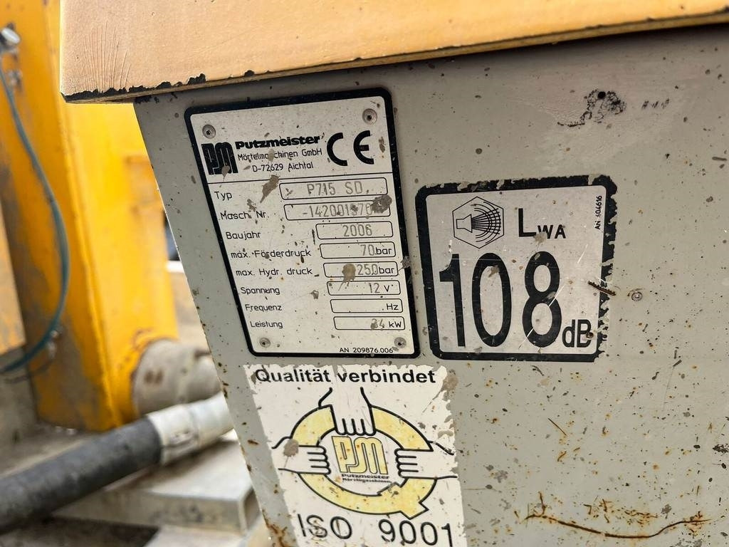 Putzmeister P 175 SD - Stationary concrete pump: picture 2 Putzmeister P 175 SD - Stationary concrete pump: picture 2