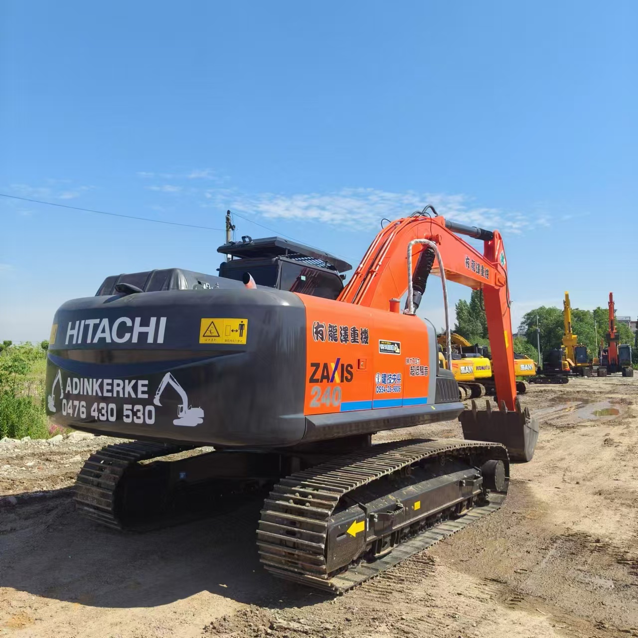Crawler excavator HITACHI ZX240: picture 7