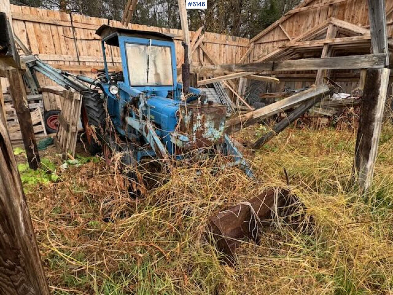 1962 Fordson Dexta with Hamjern backhoe attachment - Farm tractor: picture 4 1962 Fordson Dexta with Hamjern backhoe attachment - Farm tractor: picture 4