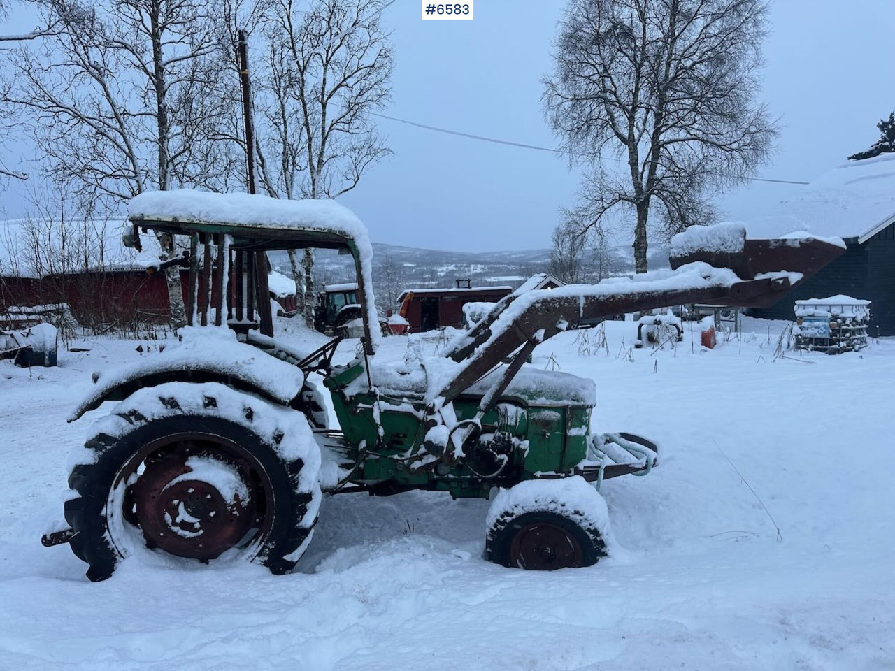 1969 Deutz D5005 tractor w/ front loader. Rep. object. - Farm tractor: picture 2 1969 Deutz D5005 tractor w/ front loader. Rep. object. - Farm tractor: picture 2