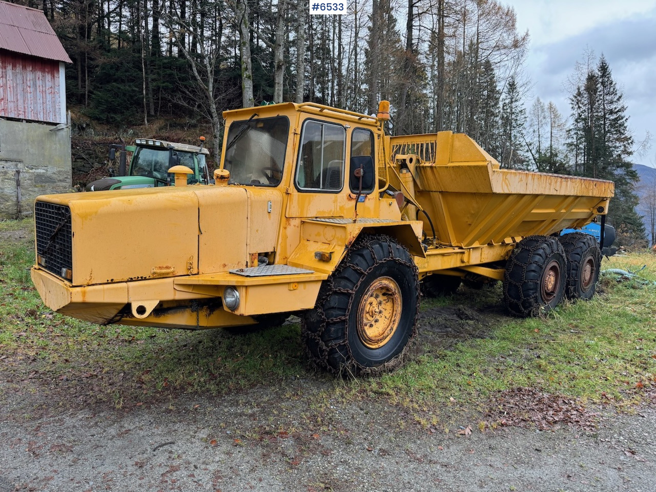 1984 Volvo 861 Dumper 6x6. Lightly repair object. - Articulated dumper: picture 2 1984 Volvo 861 Dumper 6x6. Lightly repair object. - Articulated dumper: picture 2