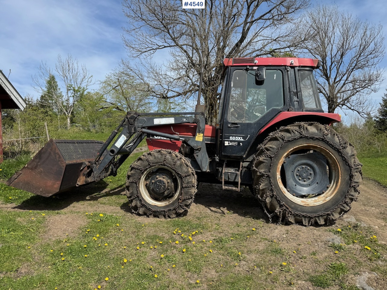1987 Case 685 XL w/front loader. - Farm tractor: picture 2 1987 Case 685 XL w/front loader. - Farm tractor: picture 2