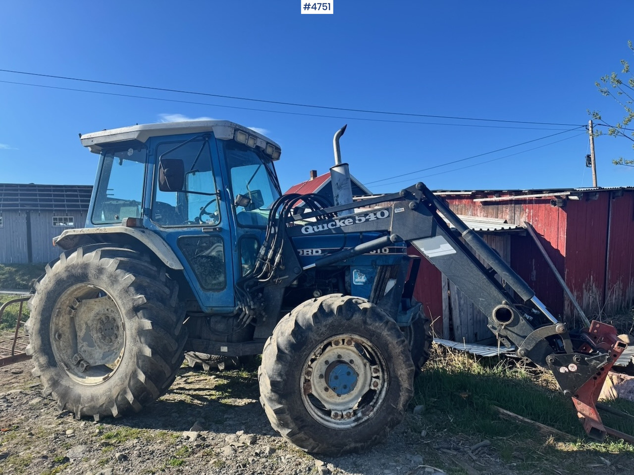 1987 Ford 6610 4x4 w/ Front loader. - Farm tractor: picture 1 1987 Ford 6610 4x4 w/ Front loader. - Farm tractor: picture 1
