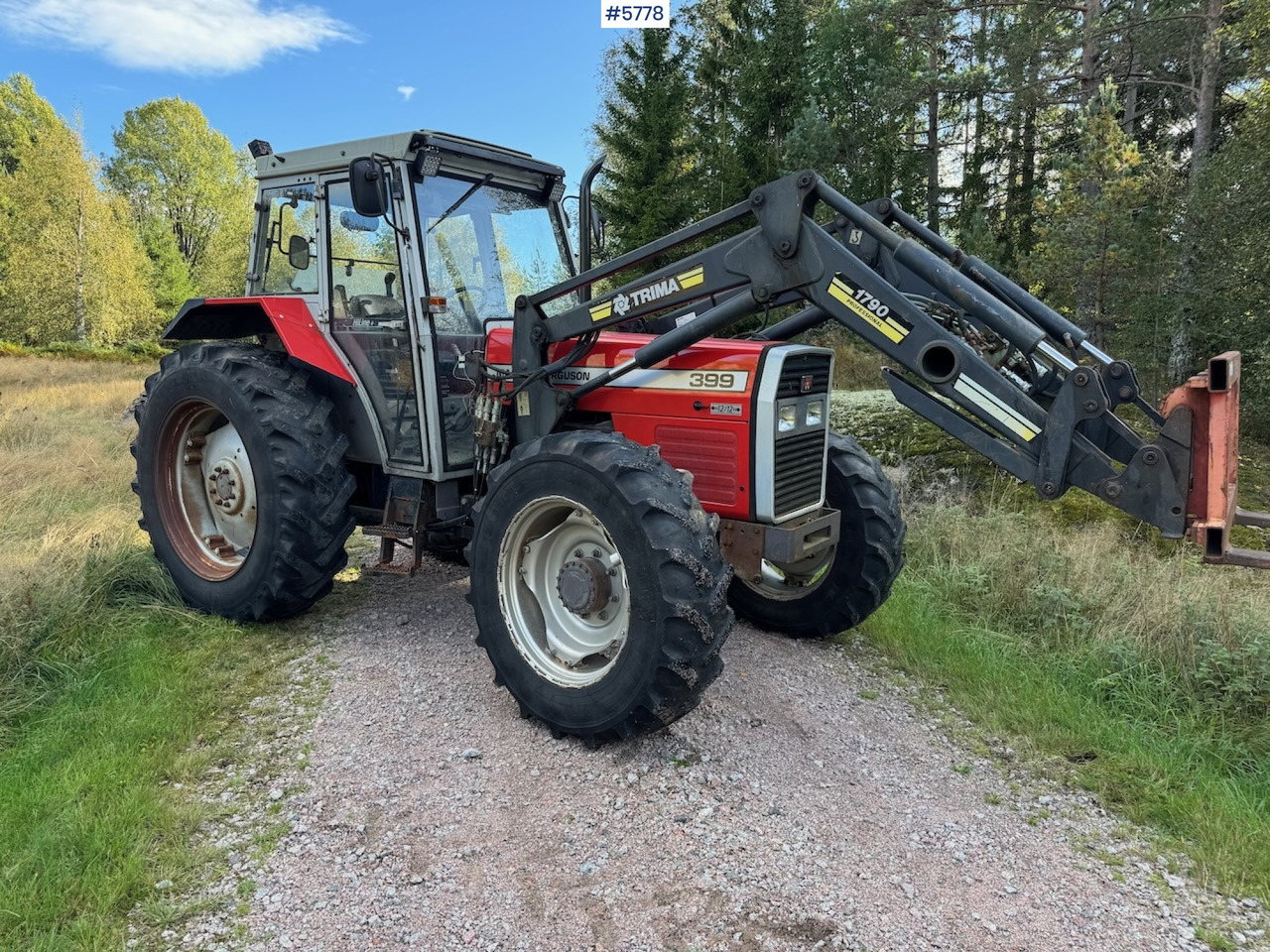 1995 Massey Ferguson 399 w/ front loader. - Farm tractor: picture 1 1995 Massey Ferguson 399 w/ front loader. - Farm tractor: picture 1