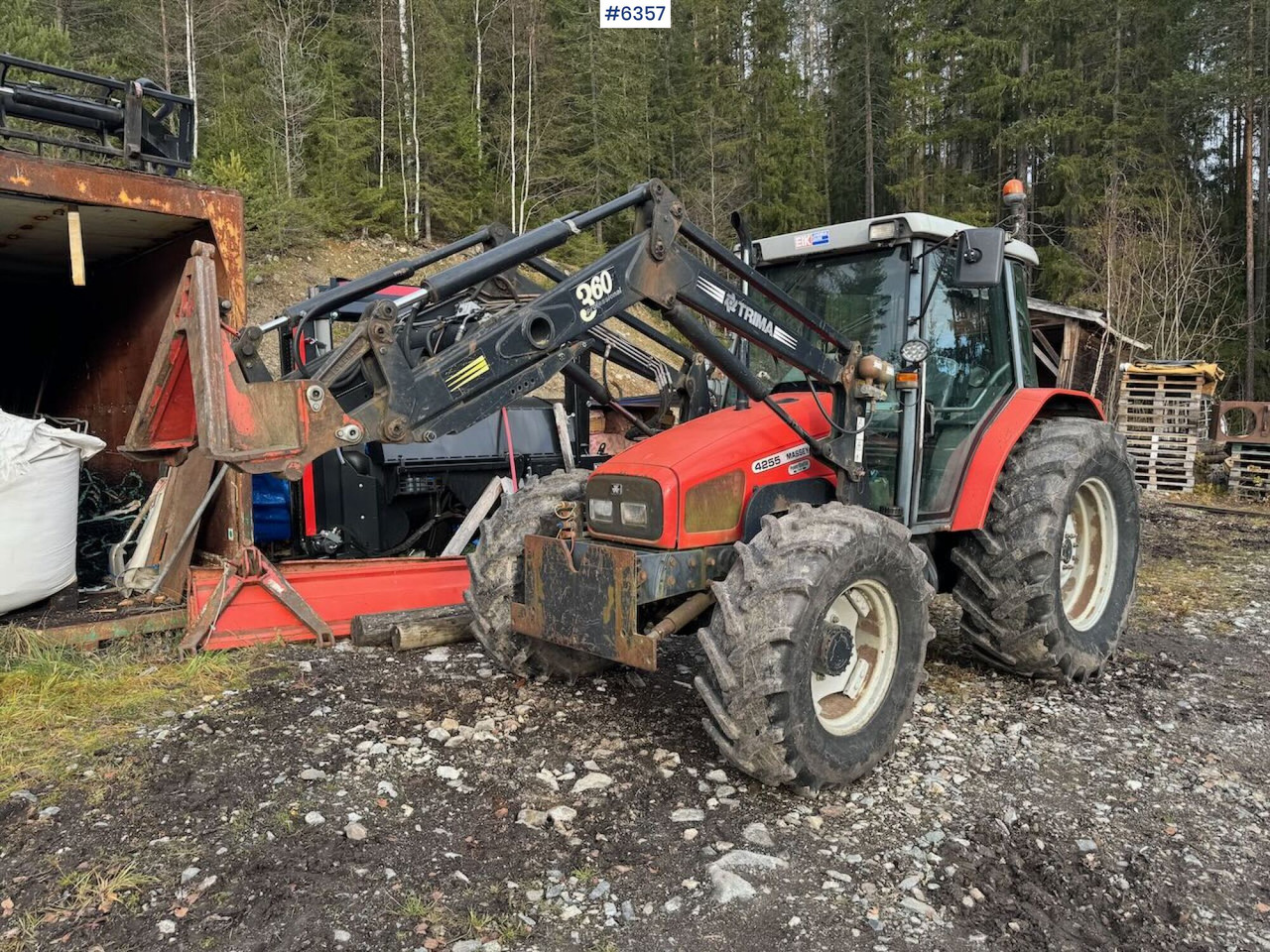 2000 Massey Ferguson 4255 m/ frontlaster - Farm tractor: picture 4 2000 Massey Ferguson 4255 m/ frontlaster - Farm tractor: picture 4
