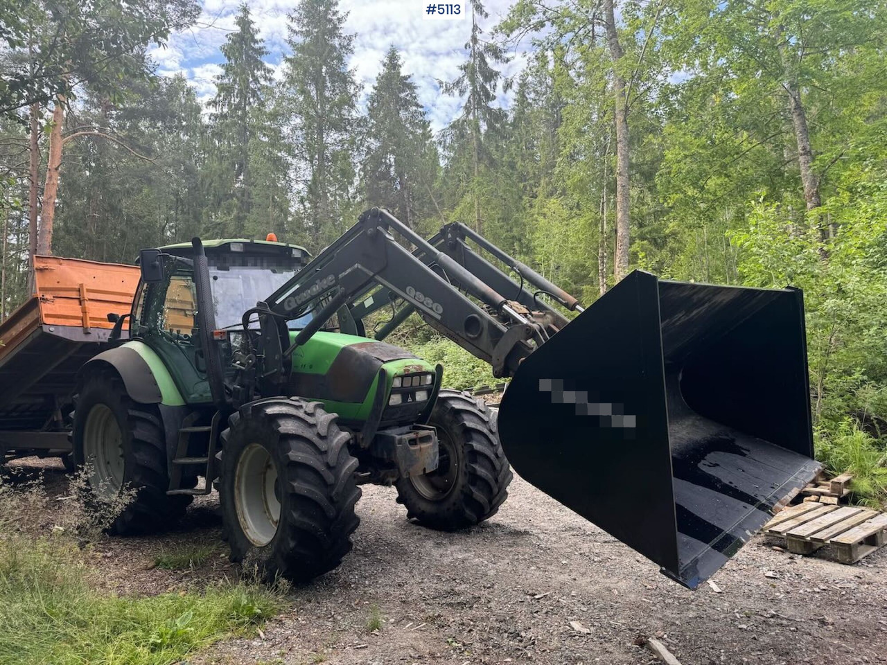 2004 Deutz-Fahr Agrotron TTV 1130 w/ front loader - Farm tractor: picture 4 2004 Deutz-Fahr Agrotron TTV 1130 w/ front loader - Farm tractor: picture 4