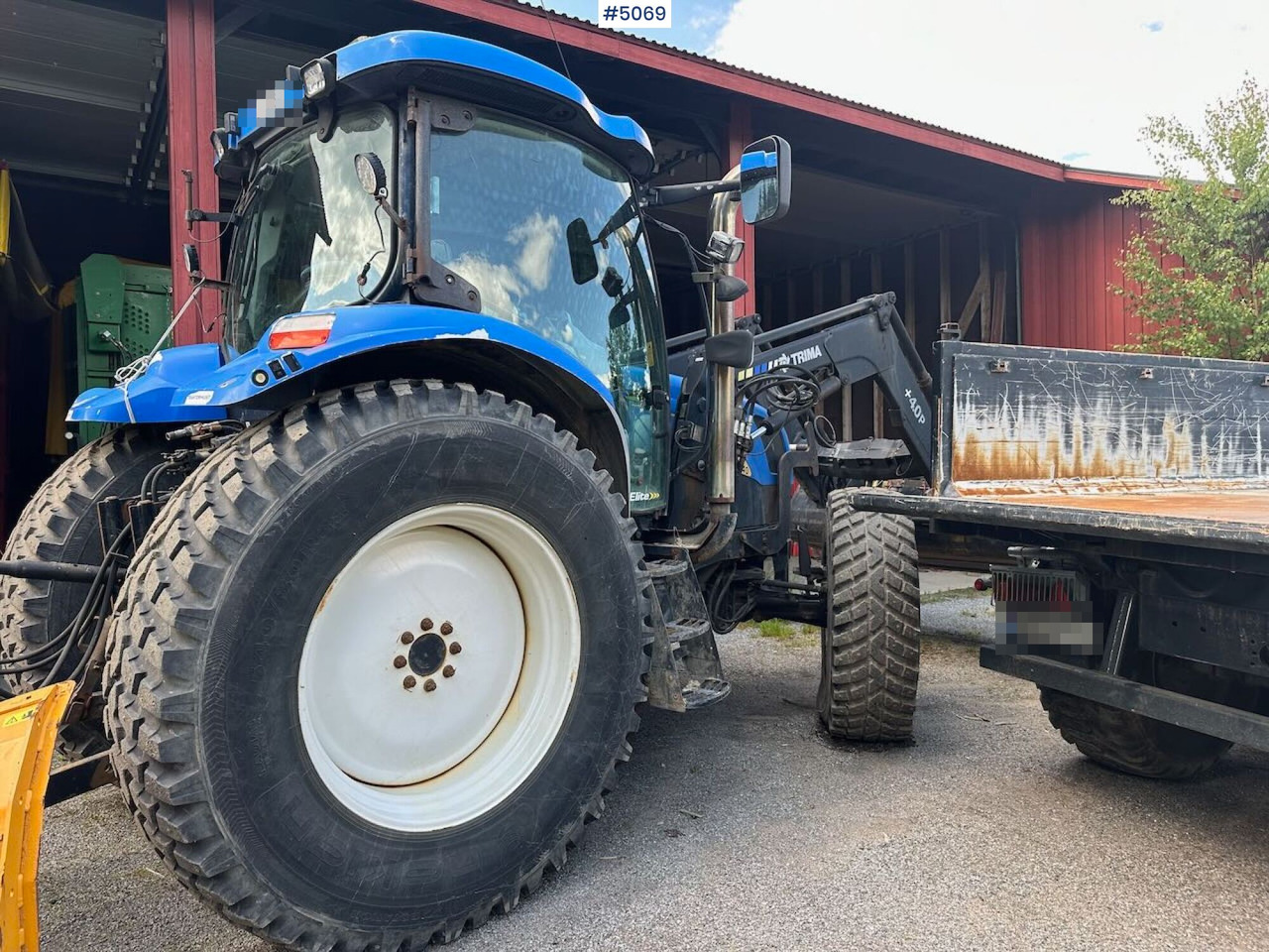 Farm tractor 2009 New Holland T6040 SS w/ Trima front loader: picture 14 Farm tractor 2009 New Holland T6040 SS w/ Trima front loader: picture 14