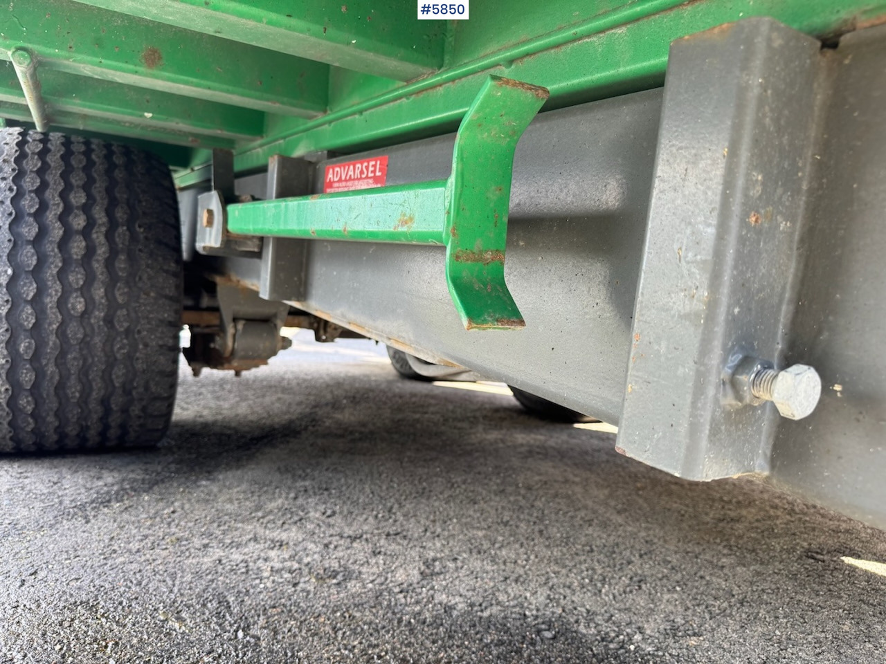 Farm tipping trailer/ Dumper 2015 Foss EIK 5.150 Dumper with 50 km/h.: picture 9