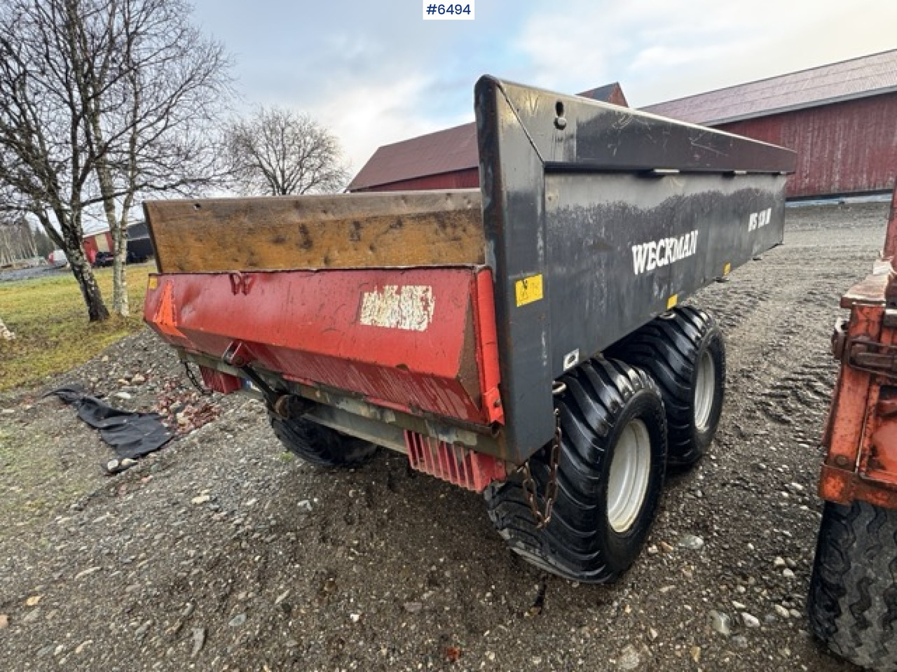 2016 Weckman WS130M dump trailer - Farm tipping trailer/ Dumper: picture 3 2016 Weckman WS130M dump trailer - Farm tipping trailer/ Dumper: picture 3