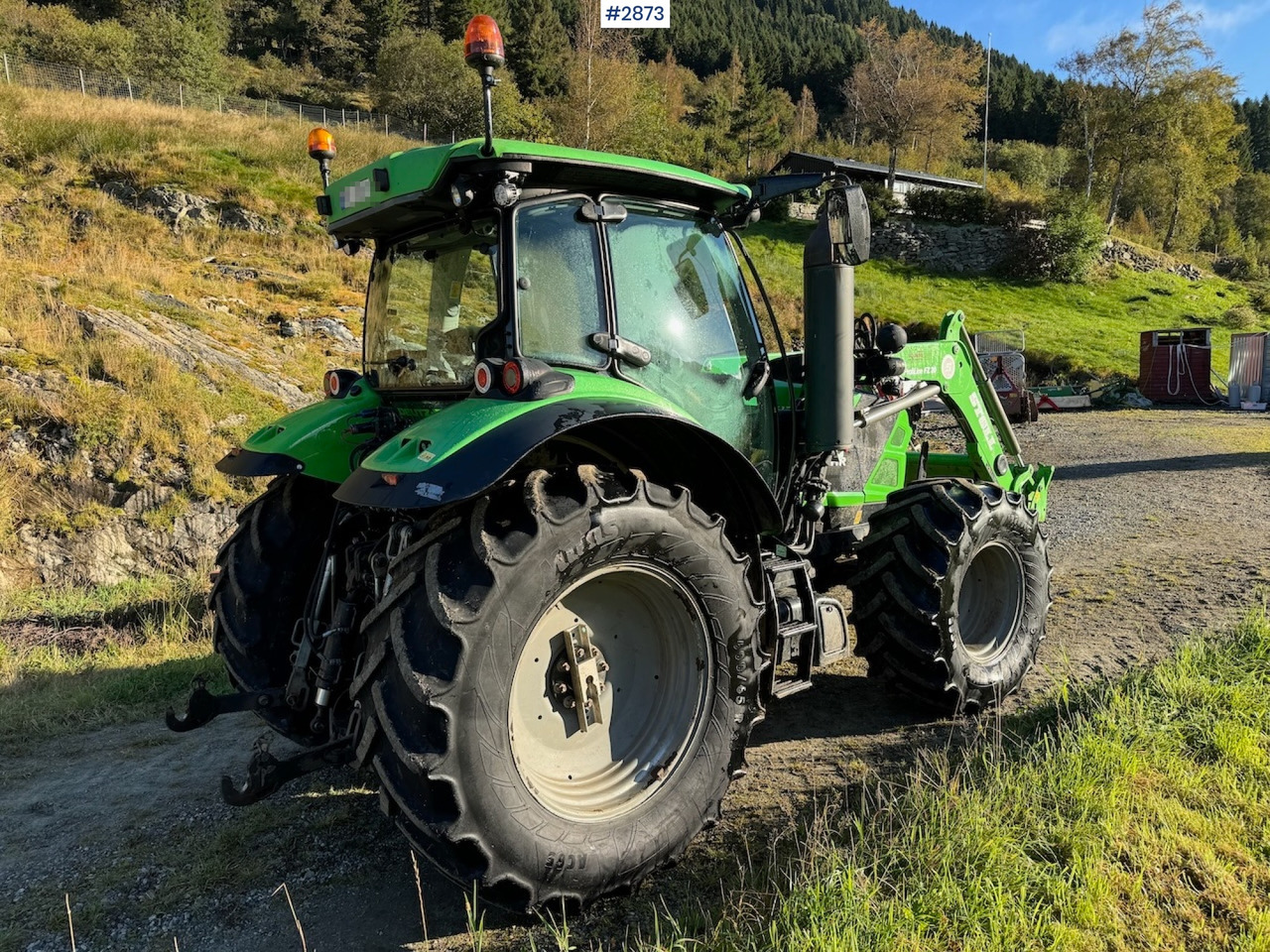 Farm tractor 2019 Deutz-Fahr 6120 TV w/front loader and twin wheels: picture 17