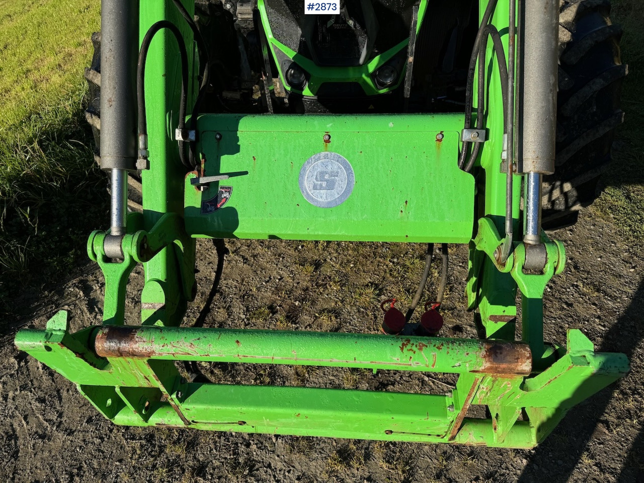 Farm tractor 2019 Deutz-Fahr 6120 TV w/front loader and twin wheels: picture 16