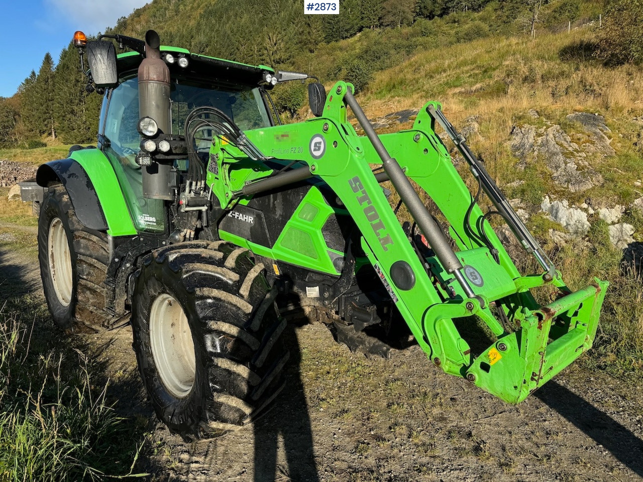 Farm tractor 2019 Deutz-Fahr 6120 TV w/front loader and twin wheels: picture 14