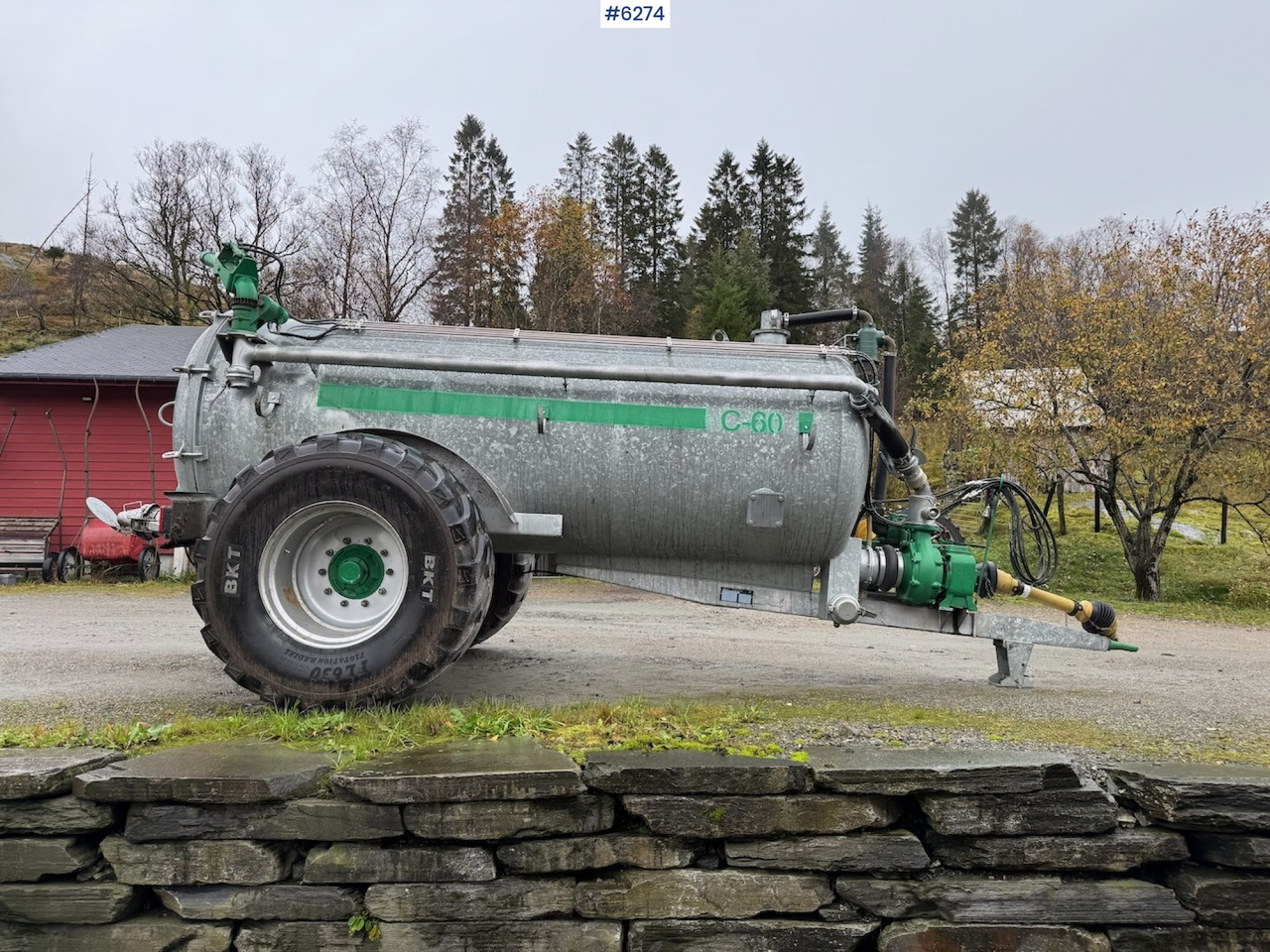 2024 Garcia C-60 6000 liter manure wagon w/ vacuum, combi and cannon. - Slurry tanker: picture 1 2024 Garcia C-60 6000 liter manure wagon w/ vacuum, combi and cannon. - Slurry tanker: picture 1
