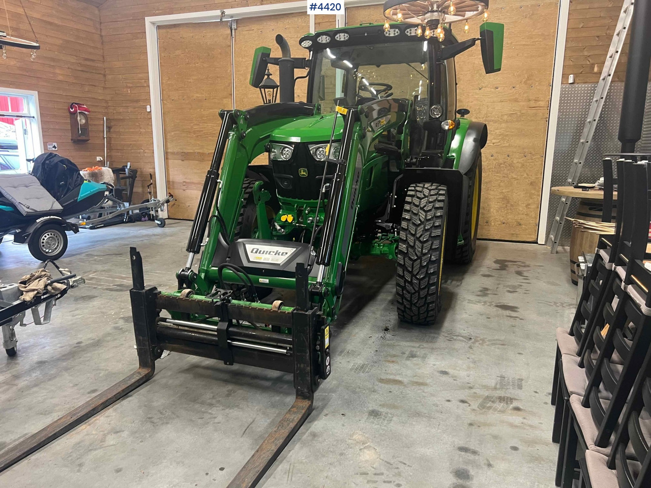 2024 John Deere 6150R w/ Quicke Front Loader & Bucket - Farm tractor: picture 2 2024 John Deere 6150R w/ Quicke Front Loader & Bucket - Farm tractor: picture 2