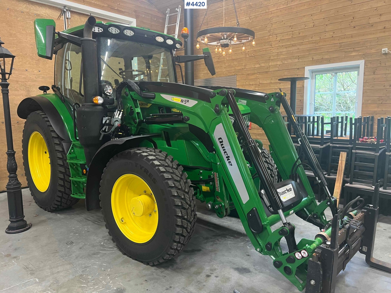 2024 John Deere 6150R w/ Quicke Front Loader & Bucket - Farm tractor: picture 1 2024 John Deere 6150R w/ Quicke Front Loader & Bucket - Farm tractor: picture 1