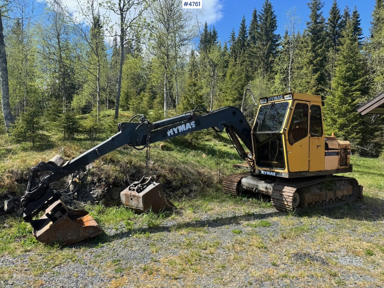 Circa 1990 Hymas 82R Crawler excavator w/ 2 buckets. - Excavator: picture 2 Circa 1990 Hymas 82R Crawler excavator w/ 2 buckets. - Excavator: picture 2