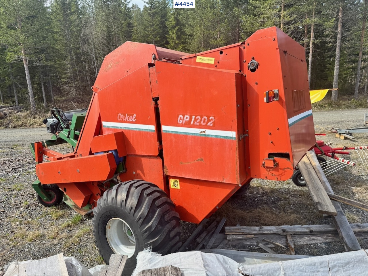 Circa 1994 Orkel GP1202 Round Baler - Hay and forage equipment: picture 2 Circa 1994 Orkel GP1202 Round Baler - Hay and forage equipment: picture 2