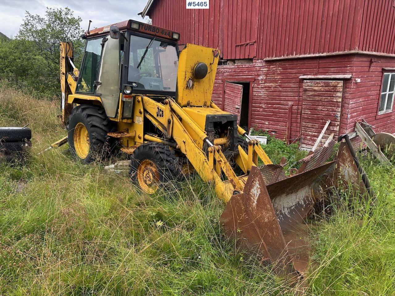 JCB Turbo 4x4 backhoe loader w/ pallet forks. Partial REP object. - Farm tractor: picture 2 JCB Turbo 4x4 backhoe loader w/ pallet forks. Partial REP object. - Farm tractor: picture 2