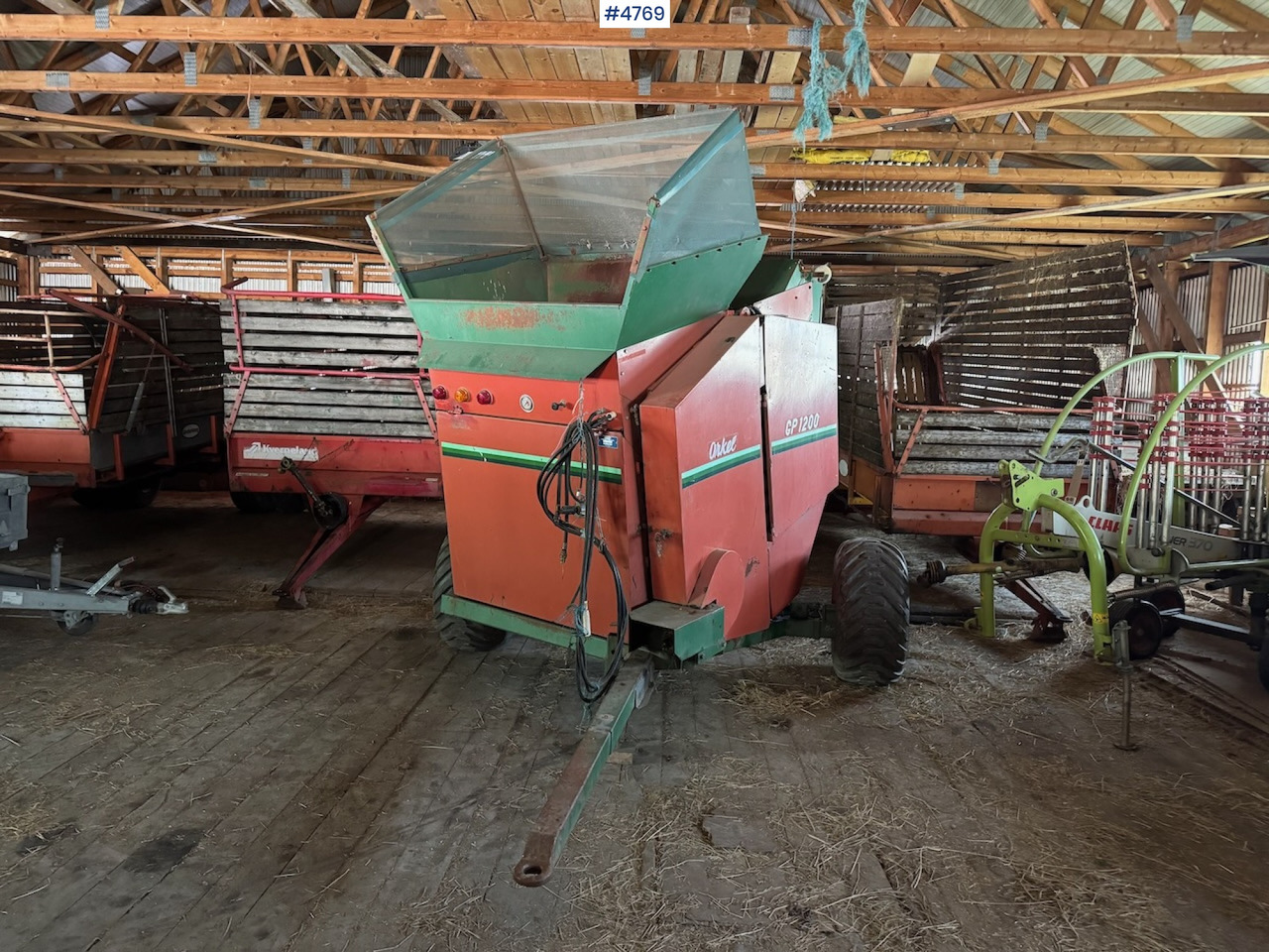 Hay and forage equipment Orkel GP 1200 round baler: picture 1
