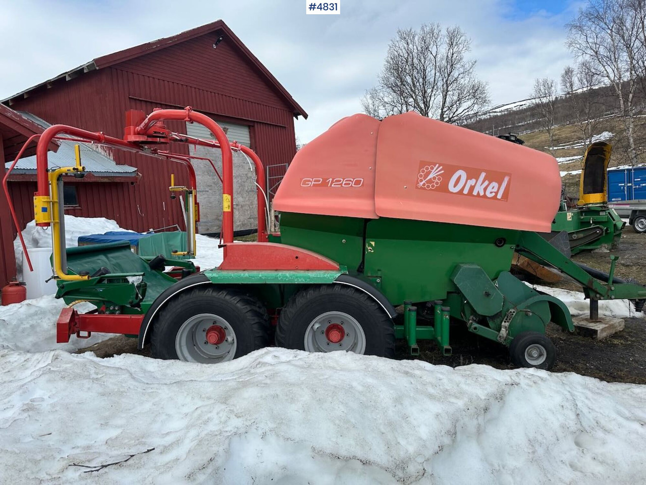 Orkel GP 1260 round baler. - Hay and forage equipment: picture 4 Orkel GP 1260 round baler. - Hay and forage equipment: picture 4