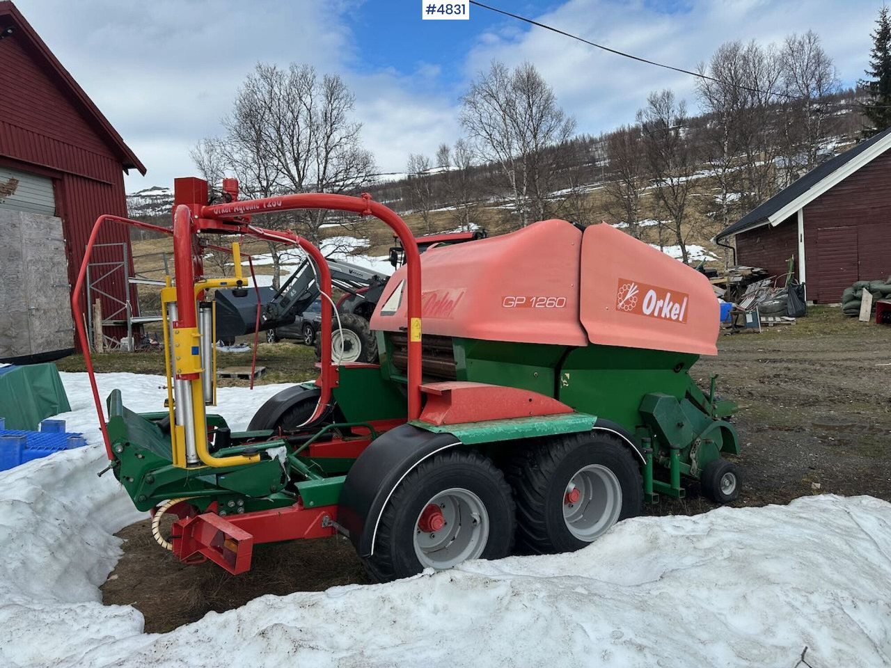 Orkel GP 1260 round baler. - Hay and forage equipment: picture 5 Orkel GP 1260 round baler. - Hay and forage equipment: picture 5