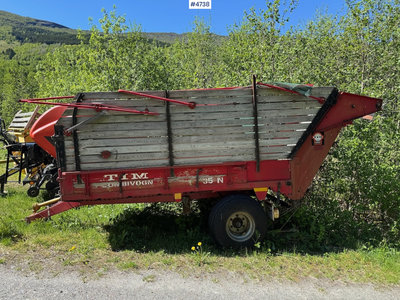 Hay and forage equipment Tim Combi-wagon 35 N w/casting roller and net: picture 9