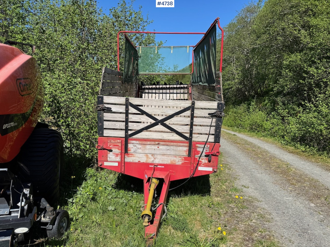Hay and forage equipment Tim Combi-wagon 35 N w/casting roller and net: picture 7