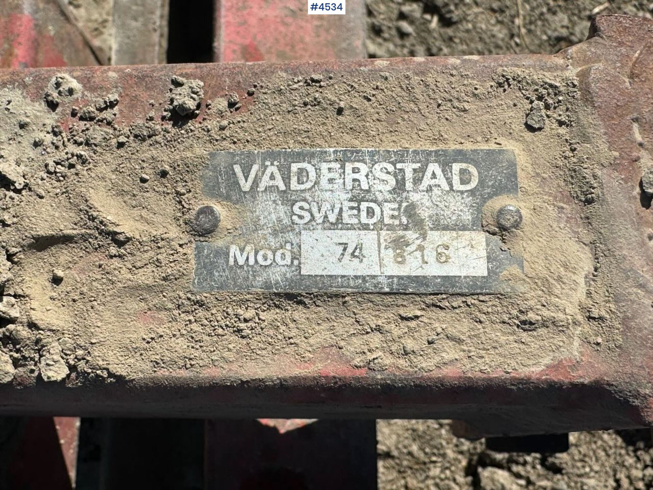 Soil tillage equipment Väderstad harrow: picture 11 Soil tillage equipment Väderstad harrow: picture 11