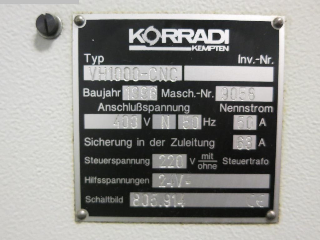 KORRADI VH1000-CNC - CNC machining center: picture 5 KORRADI VH1000-CNC - CNC machining center: picture 5