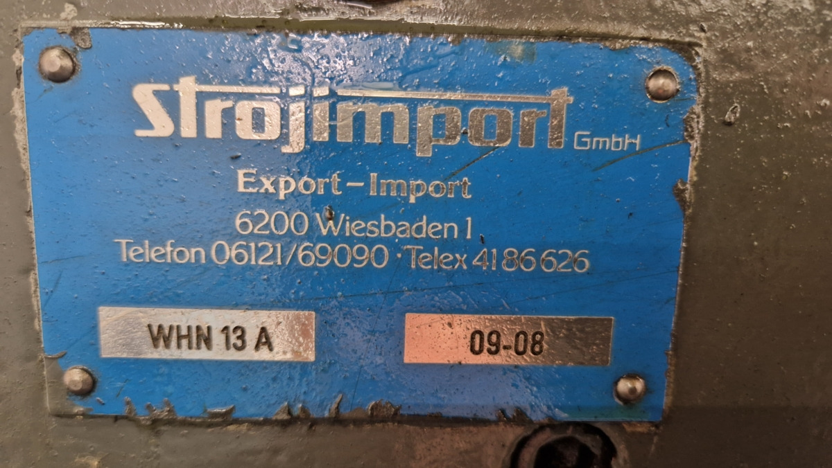 TOS WHN 13 A - Boring mill: picture 4 TOS WHN 13 A - Boring mill: picture 4