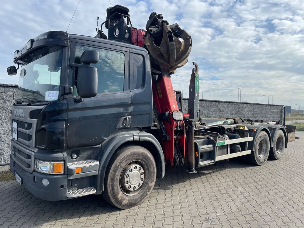 Scania P 400 6X2 Hakowiec Skibicki HDS GRACO - Hook lift truck, Crane truck: picture 2 Scania P 400 6X2 Hakowiec Skibicki HDS GRACO - Hook lift truck, Crane truck: picture 2