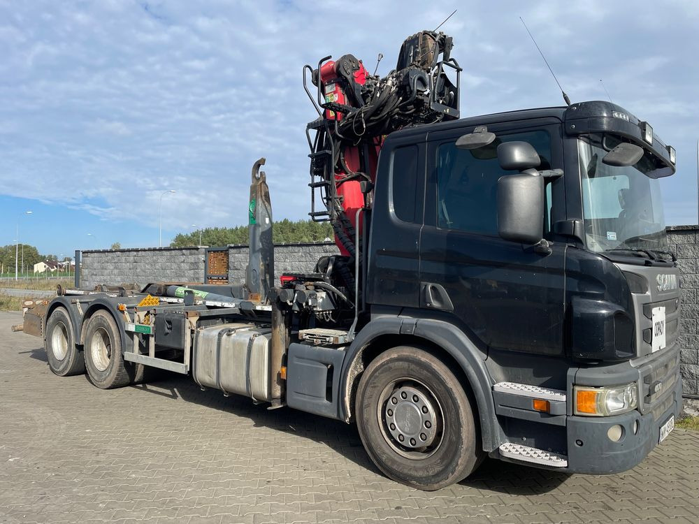 Scania P 400 6X2 Hakowiec Skibicki HDS GRACO - Hook lift truck, Crane truck: picture 1 Scania P 400 6X2 Hakowiec Skibicki HDS GRACO - Hook lift truck, Crane truck: picture 1