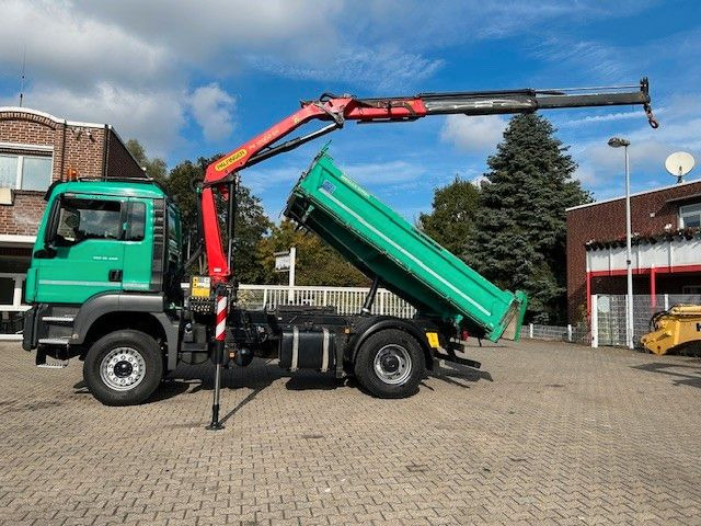 MAN 18.460 MEILLER 3SKipp PALFINGER PK 12002EH 4x2 - Tipper, Crane truck: picture 4 MAN 18.460 MEILLER 3SKipp PALFINGER PK 12002EH 4x2 - Tipper, Crane truck: picture 4