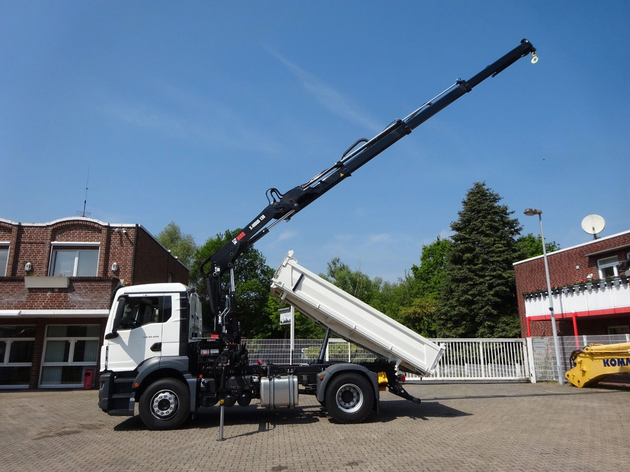 MAN 22.400 TGS + HIAB X-HIDUO 138 Kran - Tipper, Crane truck: picture 4 MAN 22.400 TGS + HIAB X-HIDUO 138 Kran - Tipper, Crane truck: picture 4