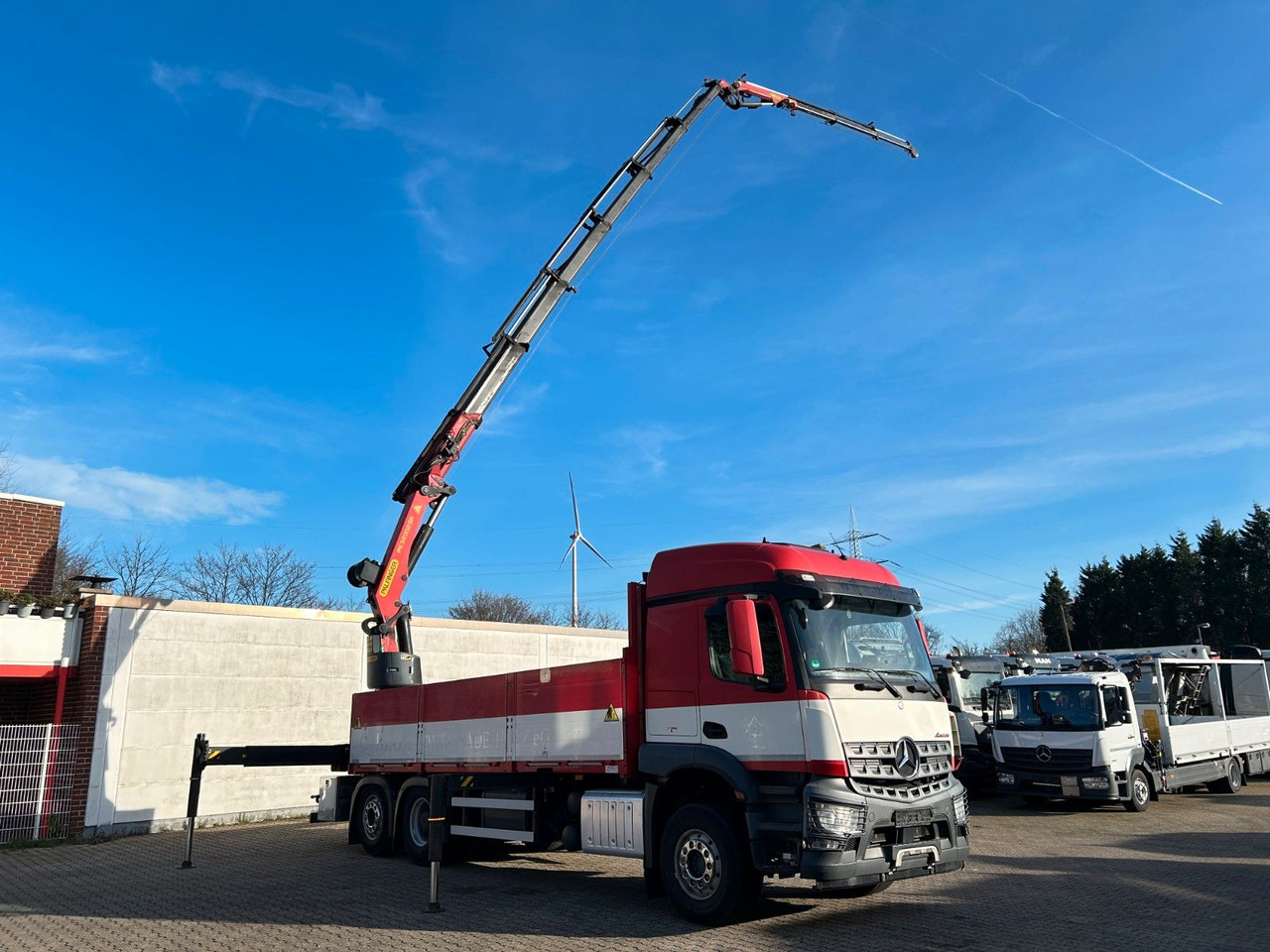 Mercedes-Benz 2543 Pritsche + PK34002SH Kran + Seilwinde - Crane truck: picture 1 Mercedes-Benz 2543 Pritsche + PK34002SH Kran + Seilwinde - Crane truck: picture 1