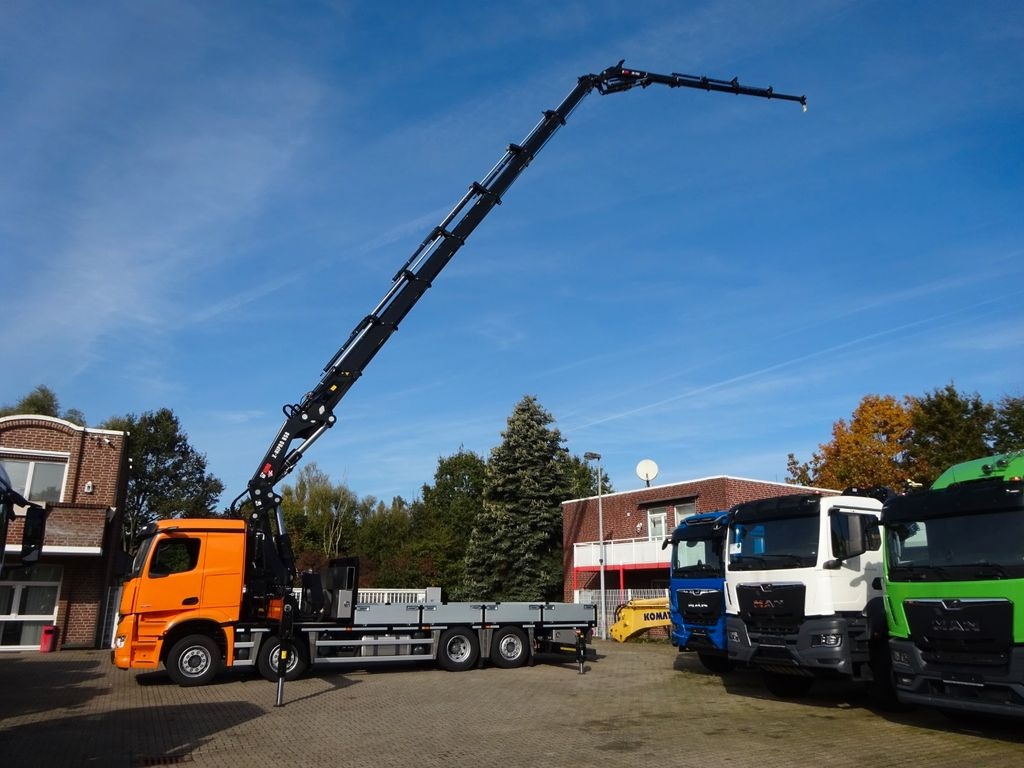 Mercedes-Benz 3751 Arocs Pritsche + HIAB 858 + JIB 8x2 Mercedes-Benz 3751 Arocs Pritsche + HIAB 858 + JIB 8x2 - Crane truck, Dropside/ Flatbed truck: picture 2 Mercedes-Benz 3751 Arocs Pritsche + HIAB 858 + JIB 8x2 Mercedes-Benz 3751 Arocs Pritsche + HIAB 858 + JIB 8x2 - Crane truck, Dropside/ Flatbed truck: picture 2
