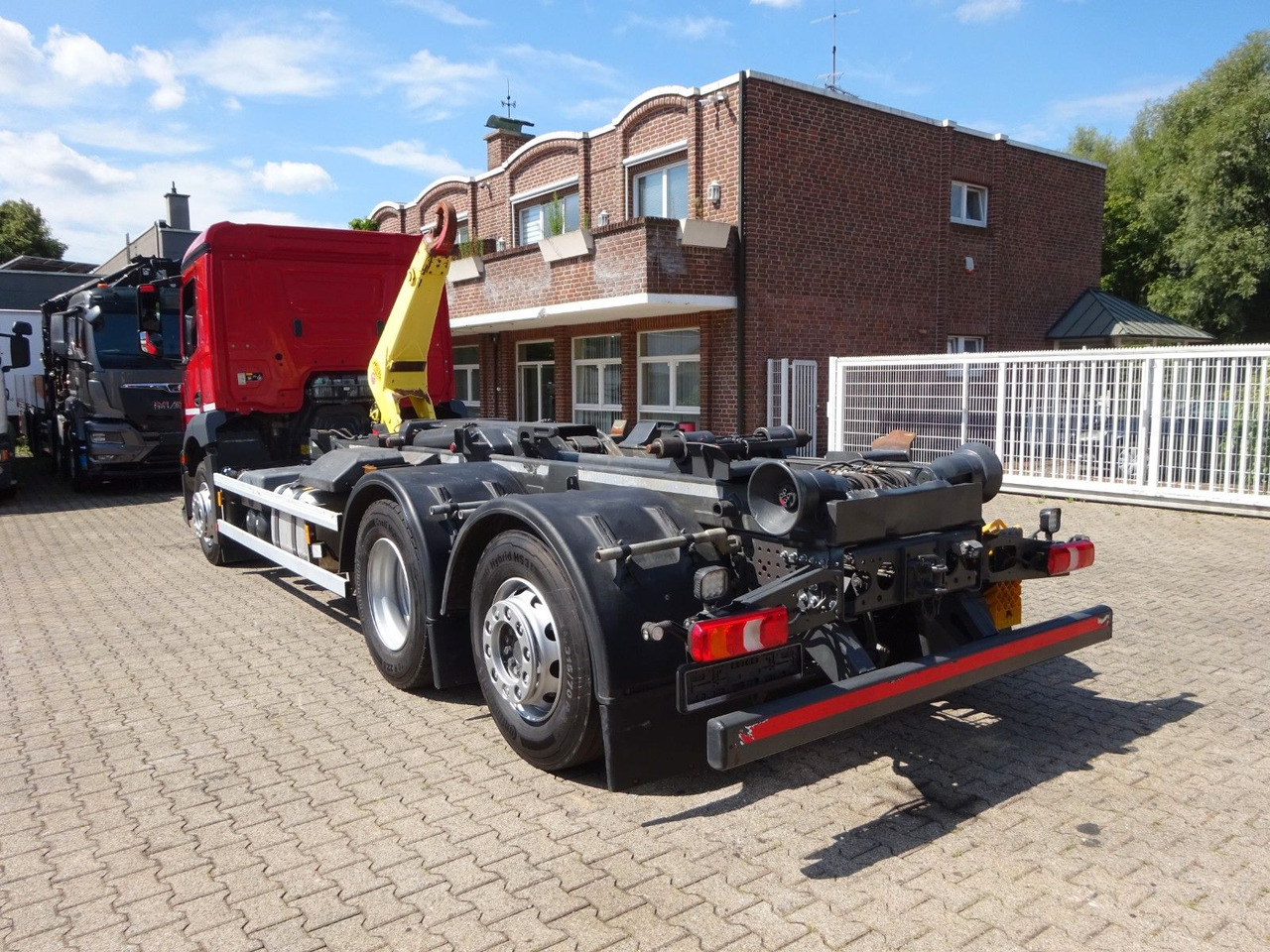 Hook lift truck Mercedes-Benz Antos 2532 MEILLER Abroller Lift+Lenkachse 6x2: picture 8