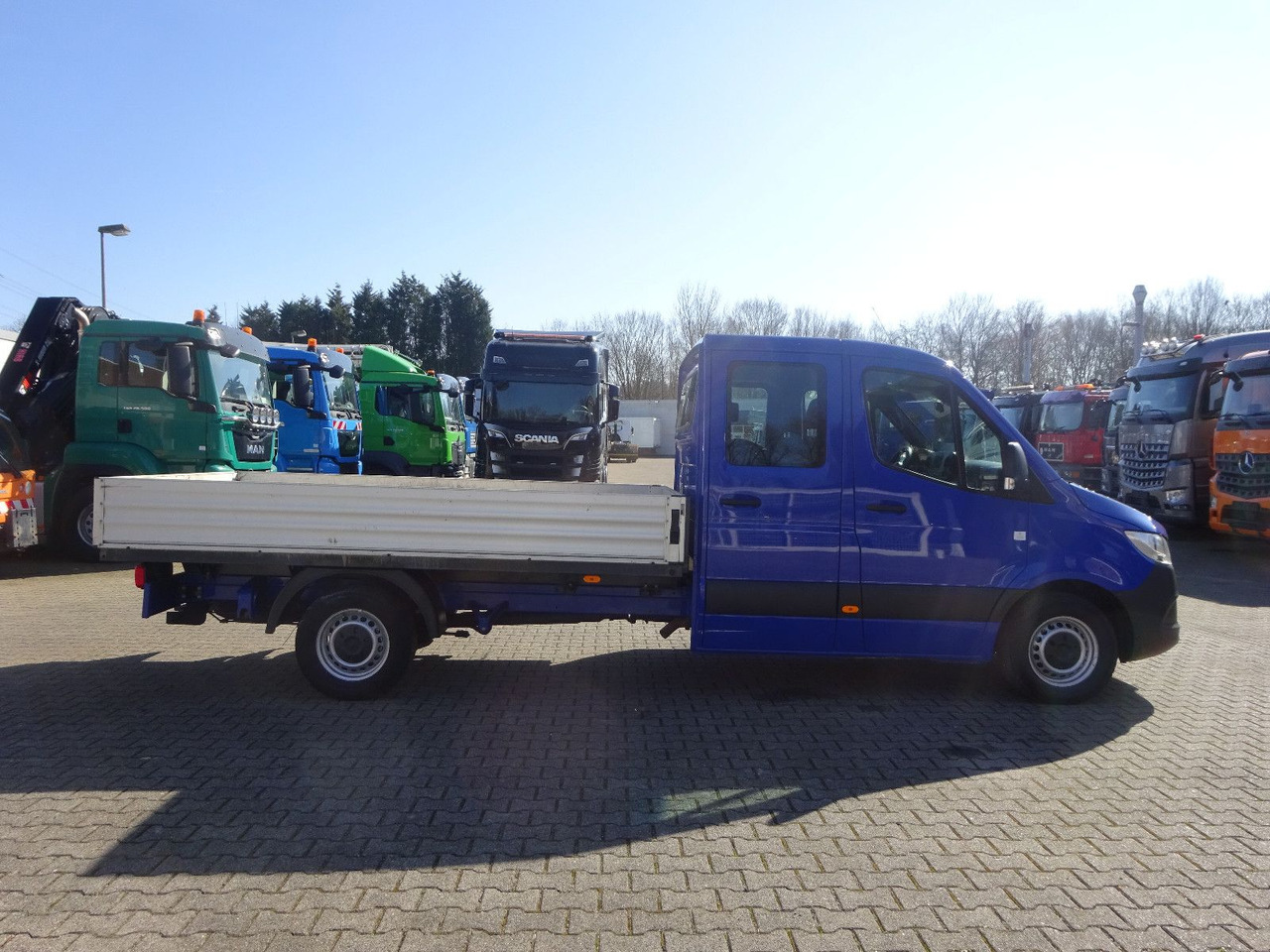 New Flatbed van, Combi van Mercedes-Benz Sprinter 314 CDI Pritsche Doppelkabiene 4x2: picture 6