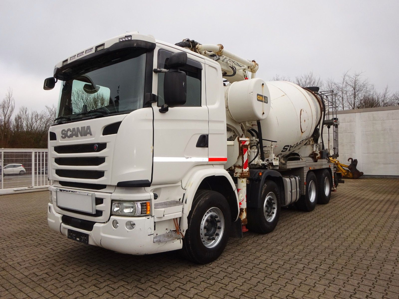 Scania PUMI CIFA 32 Meter 4 Knick. Scania PUMI CIFA 32 Meter 4 Knick. - Concrete pump truck: picture 5 Scania PUMI CIFA 32 Meter 4 Knick. Scania PUMI CIFA 32 Meter 4 Knick. - Concrete pump truck: picture 5