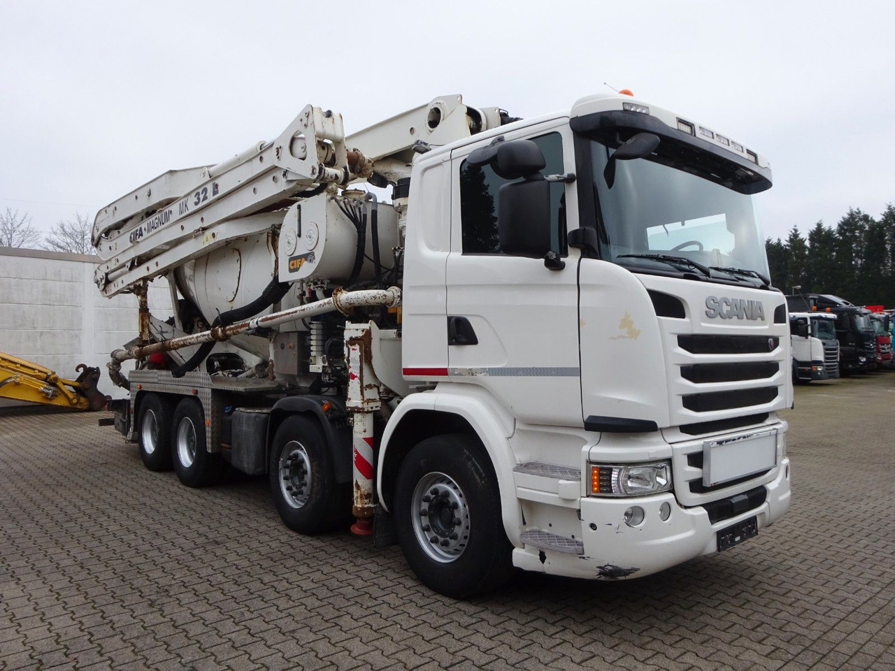 Scania PUMI CIFA 32 Meter 4 Knick. Scania PUMI CIFA 32 Meter 4 Knick. - Concrete pump truck: picture 1 Scania PUMI CIFA 32 Meter 4 Knick. Scania PUMI CIFA 32 Meter 4 Knick. - Concrete pump truck: picture 1