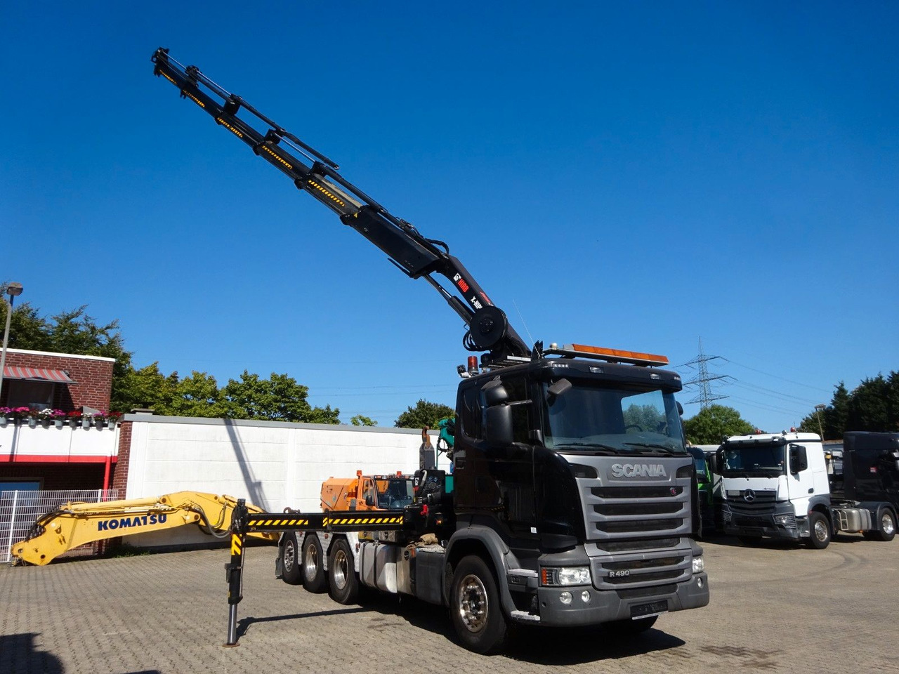 Scania R490 Abroller + HIAB 302E-6 Bj.2021 !Kran TRIDEM Scania R490 Abroller + HIAB 302E-6 Bj.2021 !Kran TRIDEM - Hook lift truck, Crane truck: picture 1 Scania R490 Abroller + HIAB 302E-6 Bj.2021 !Kran TRIDEM Scania R490 Abroller + HIAB 302E-6 Bj.2021 !Kran TRIDEM - Hook lift truck, Crane truck: picture 1