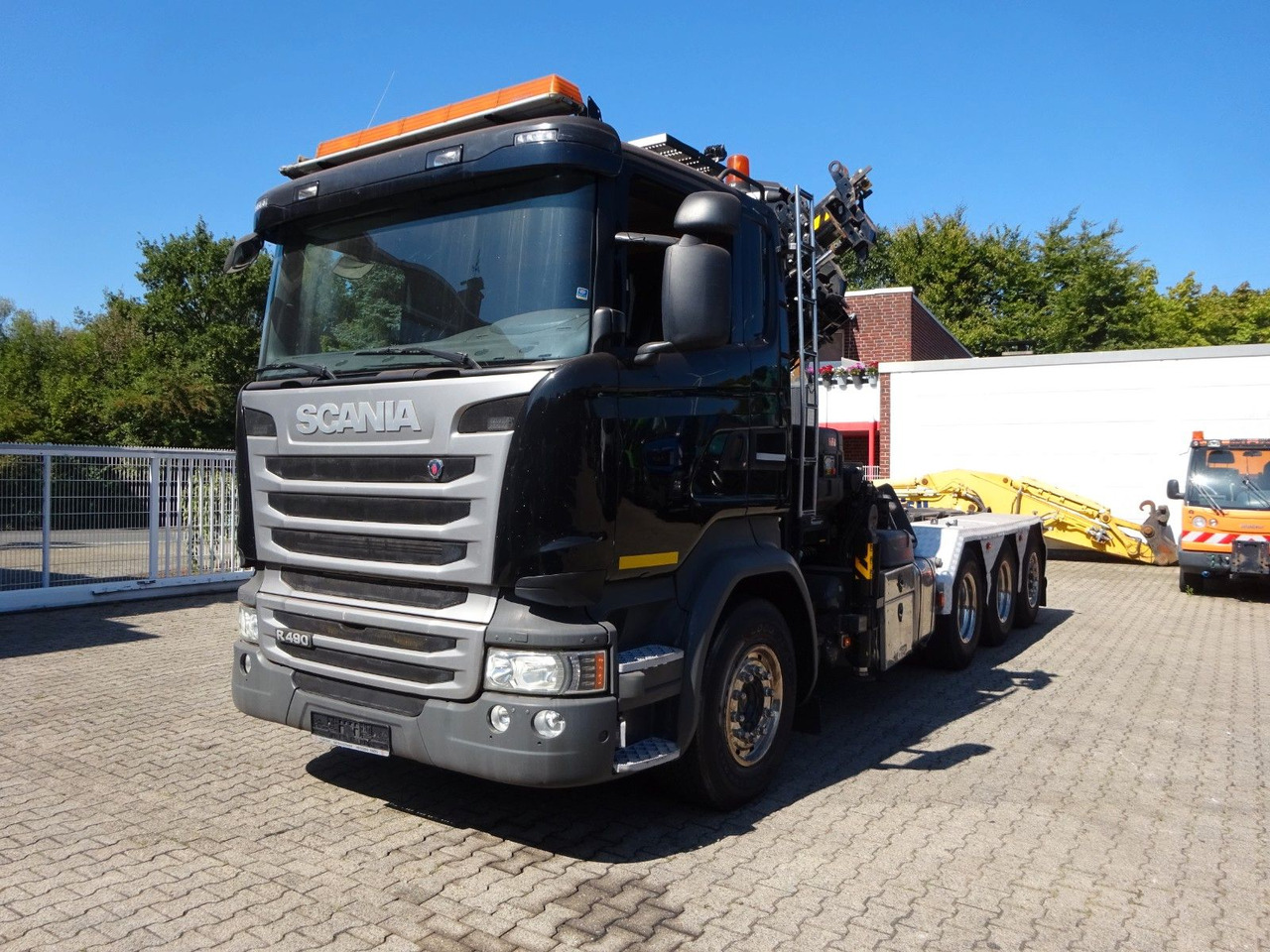 Scania R490 Abroller + HIAB 302E-6 Bj.2021 !Kran TRIDEM Scania R490 Abroller + HIAB 302E-6 Bj.2021 !Kran TRIDEM - Hook lift truck, Crane truck: picture 5 Scania R490 Abroller + HIAB 302E-6 Bj.2021 !Kran TRIDEM Scania R490 Abroller + HIAB 302E-6 Bj.2021 !Kran TRIDEM - Hook lift truck, Crane truck: picture 5