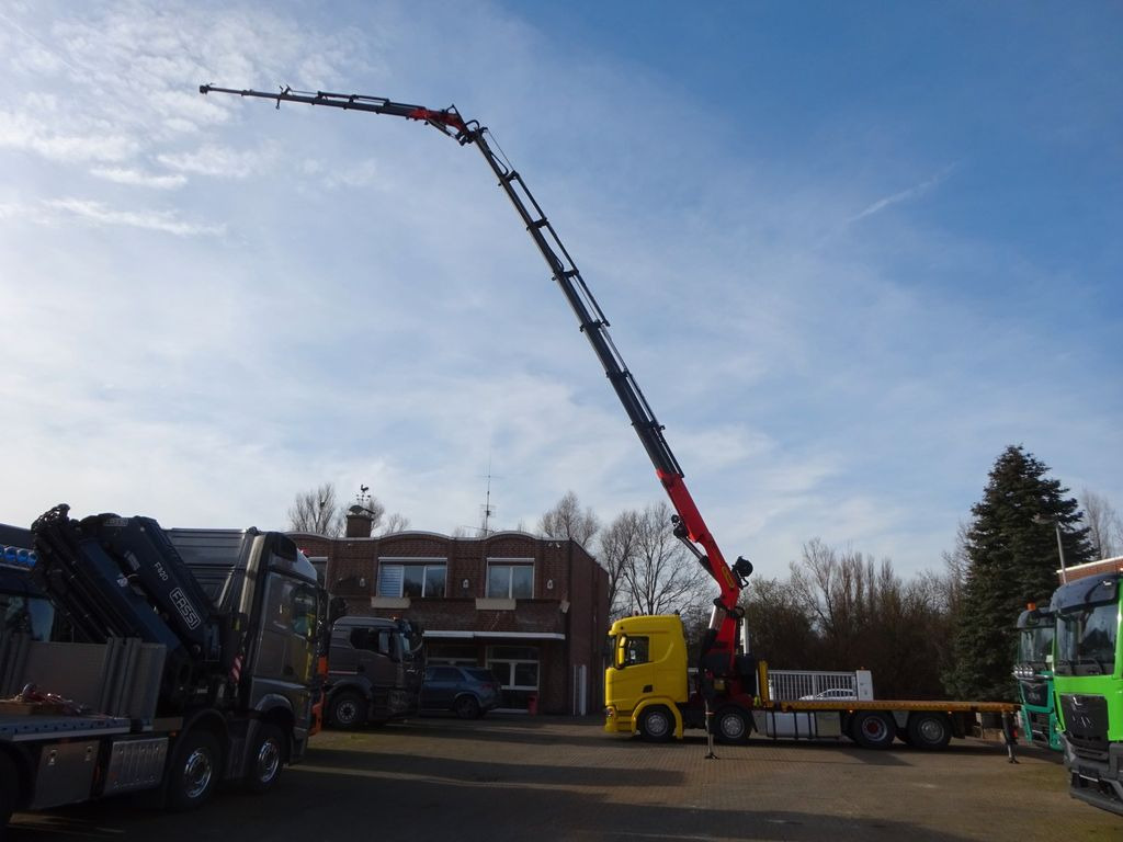 Scania R500 V8 + PK 72002 + JIB + Seilwinde 8x2 - Crane truck, Dropside/ Flatbed truck: picture 1 Scania R500 V8 + PK 72002 + JIB + Seilwinde 8x2 - Crane truck, Dropside/ Flatbed truck: picture 1