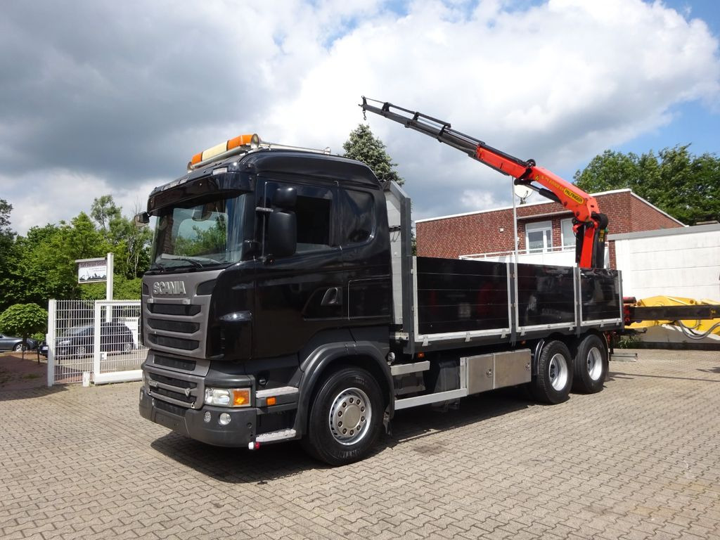 Scania R620 V8 Pritsche + PALFINGER 22002EH Kran Scania R620 V8 Pritsche + PALFINGER 22002EH Kran - Crane truck, Dropside/ Flatbed truck: picture 4 Scania R620 V8 Pritsche + PALFINGER 22002EH Kran Scania R620 V8 Pritsche + PALFINGER 22002EH Kran - Crane truck, Dropside/ Flatbed truck: picture 4