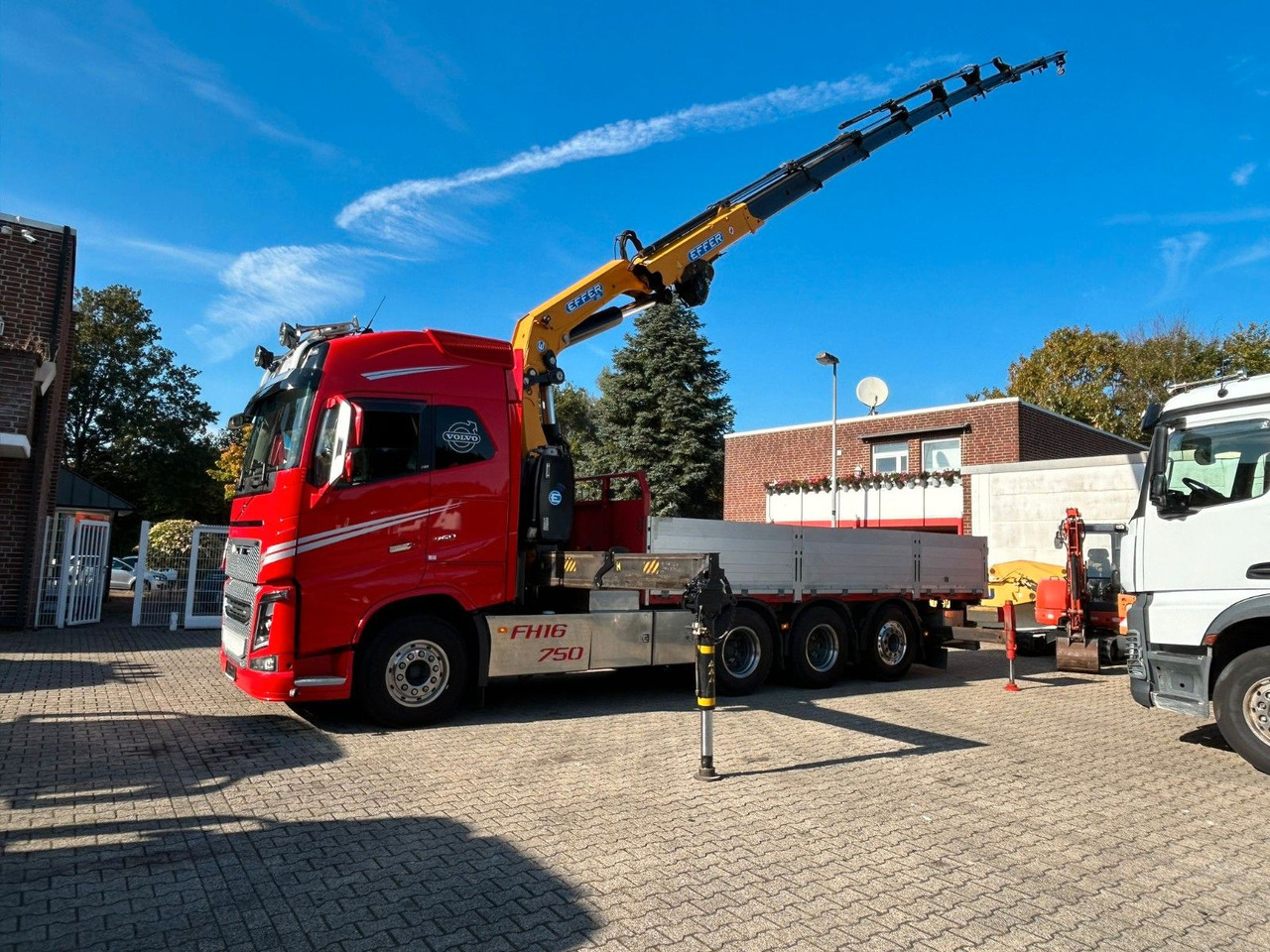 Volvo Autokran FH16 750 Pritsche EFFER 395/8S Lenk - Crane truck: picture 4 Volvo Autokran FH16 750 Pritsche EFFER 395/8S Lenk - Crane truck: picture 4