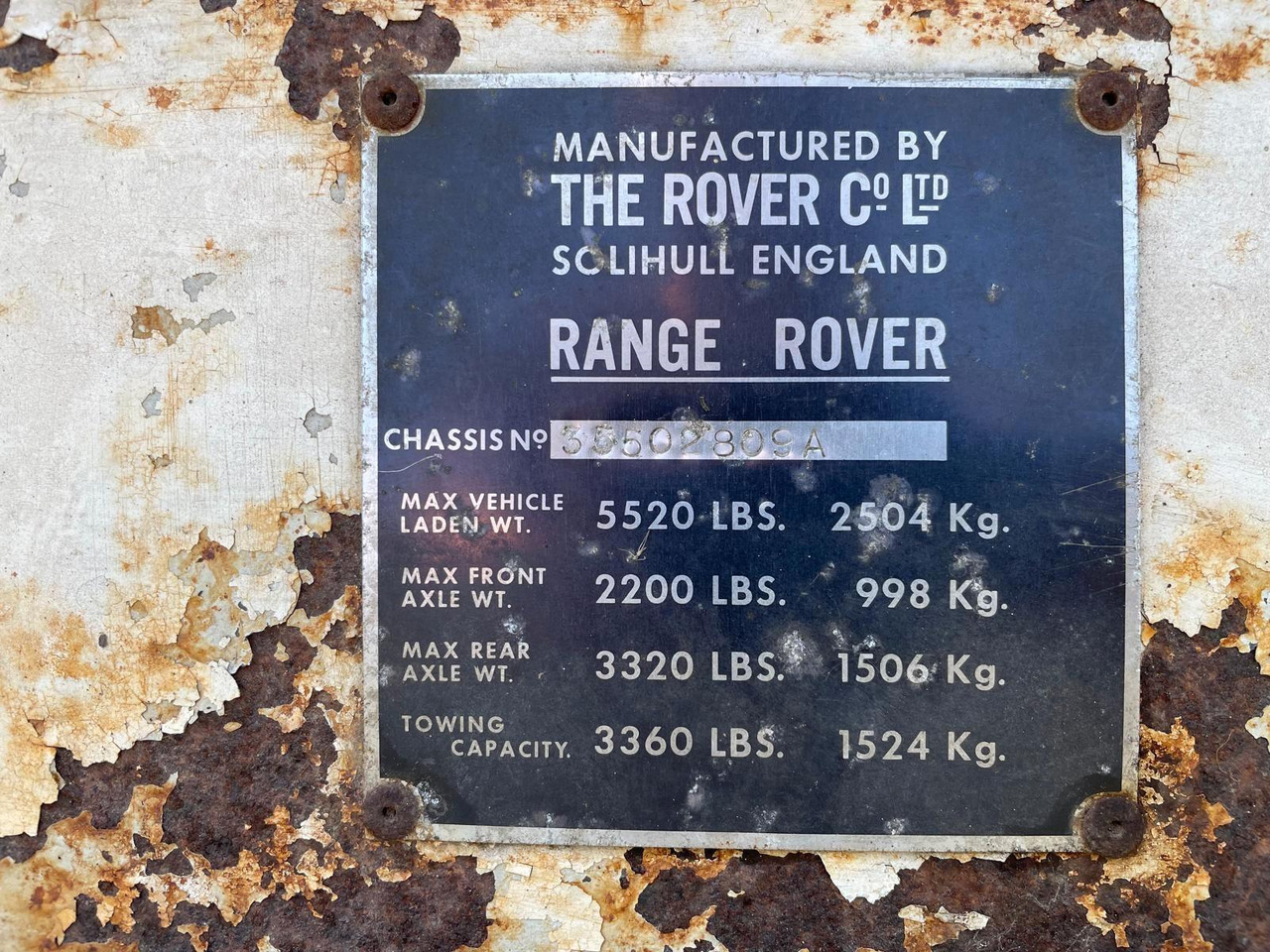 SUV Land Rover Range Rover Classic Suffix A: picture 26