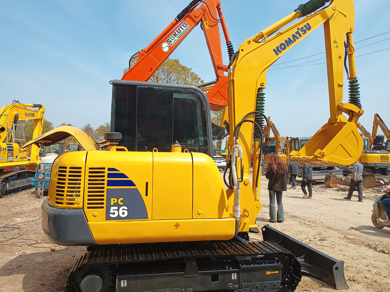 KOMATSU PC56-3 - Mini excavator: picture 3 KOMATSU PC56-3 - Mini excavator: picture 3